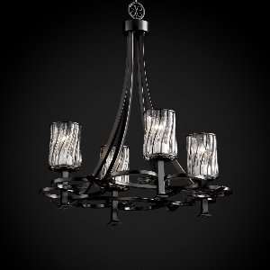  WGL 8560   Justice Design   Arcadia 4 Uplight Chandelier 