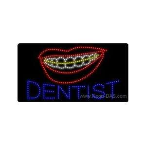  Dentist Outdoor LED Sign 20 x 37