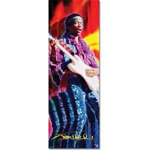   Jimi Hendrix Door Poster 21X62 Psychedelic Rock 2037: Home & Kitchen