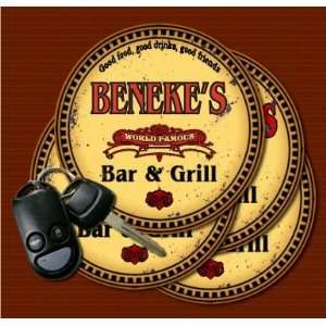  BENEKES Family Name Bar & Grill Coasters: Kitchen 