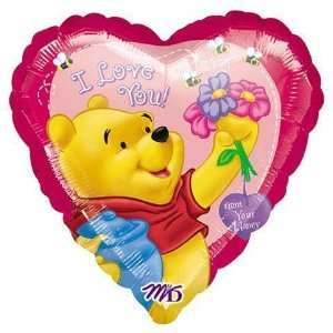  Love Balloons   18 Pooh I Love You Toys & Games