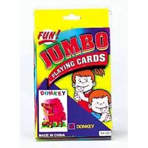   New   Jumbo Kids Playing Card Games Case Pack 48   68086: Toys & Games