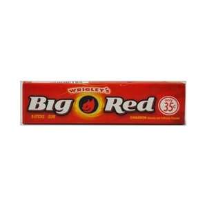 Wrigleys Big Red Gum 20ct/Box:  Grocery & Gourmet Food