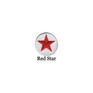  Soccer Iron on Star Patch Red/White 10 Pack: Everything 