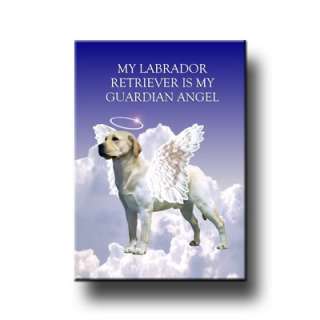 LABRADOR RETRIEVER Guardian Angel FRIDGE MAGNET New DOG  
