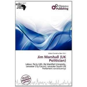   Marshall (UK Politician) (9786138443988) Adam Cornelius Bert Books