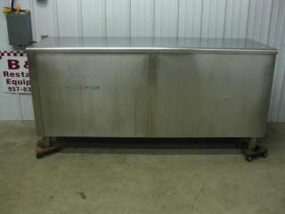 72 Stainless Steel Cabinet Work Prep Top Table 6  