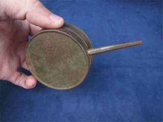 Antique Hunting Quick Loader Gun Powder Tin Dispenser  