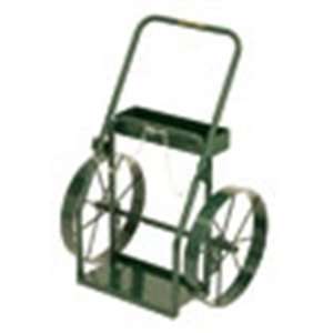   Wide Continuous Handle Cylinder Hand Truck with 18 Inch Steel Wheels