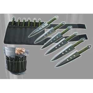 Martial Art Throwing Kits   6 set of 6 Ninja knives with nylon case