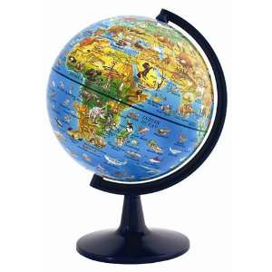  Animals Of The World Globe 6In: Office Products