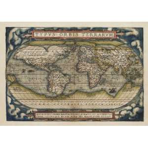   the World in Hemispheres by Abraham Ortelius from $59