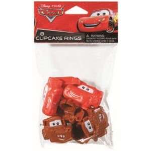   ct   Disney Pixar Cars World Grand Prix Cupcake Rings: Toys & Games