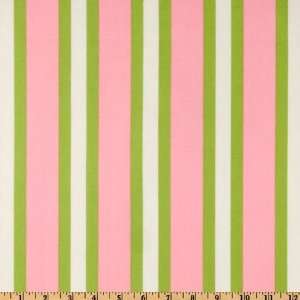  44 Wide Chirp! Wide Stripe Camellia Blossom Pink Fabric 