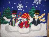   UGLY CHRISTMAS SWEATER Mens SMALL Holidays SNOWMEN Party Tacky Funny