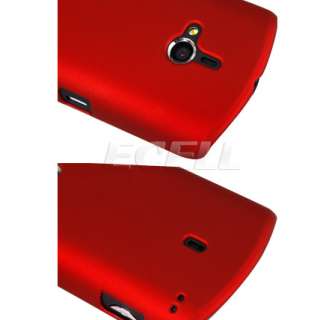 RED HYBRID HARD BACK CASE FOR SONY ERICSSON LIVE WITH WALKMAN WT19 
