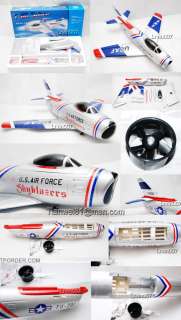 RC F 86 Sabre Skyblazers 64MM THRUST DUCTED FAN JET EDF  