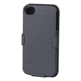 iPhone 4 Rubberized Hybrid Holster Protector case and belt clip for 