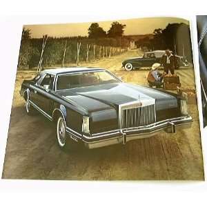   77 Lincoln Continental MARK V BROCHURE Blass Pucci: Everything Else