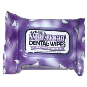  Arthurs Smile Bright Dental Wipes   50 Count Kitchen 