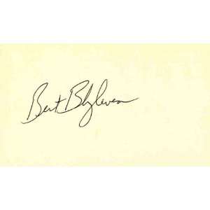  Bert Blyleven Autographed 3x5 Card: Sports & Outdoors