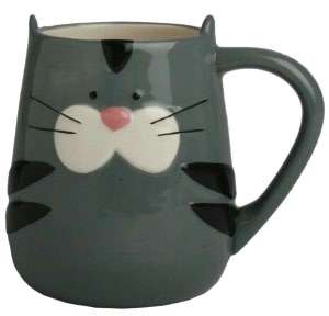  Grey Cat Mug by Trade Associates Group