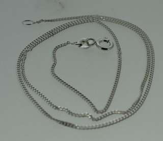 925 Sterling Silver Loose Rope 1.9 mm Chain 18 Italy  