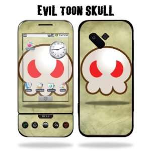   for HTC G1 Google Phone   Evil Toon Skull Cell Phones & Accessories