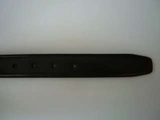 2318 13 Reversible Black Burgundy Mens Leather Belts 1 1/8 Wide Size 
