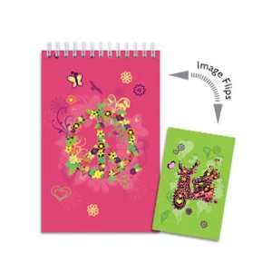  Groovy Peace Vespa Flip Lenticular Memo Pad: Office 