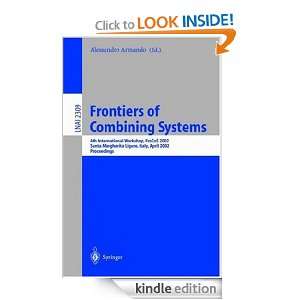 Frontiers of Combining Systems 4th International Workshop, FroCoS 
