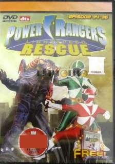 Complete Power Rangers Lightspeed Rescue in 12 DVD sets  