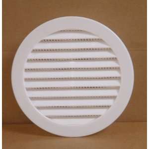  Shed Vent 6 Round, Playhouse Vent, White Vinyl Vent: Home 