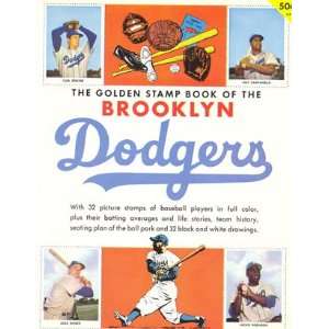 Brooklyn Dodgers Book   1955 The Golden Stamp  Sports 