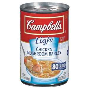 Campbells Condensed Light Chicken Mushroom Barley Soup 10.5 oz 