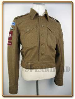 WW2 British Army P40 Battle Dress Jacket XL Para Rgt.  