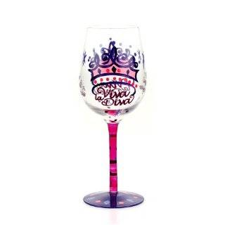 Top Shelf Viva La Diva Wine Glass