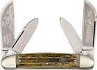 Hen & Rooster Knives Deer Hunter Congress Etched Stag P