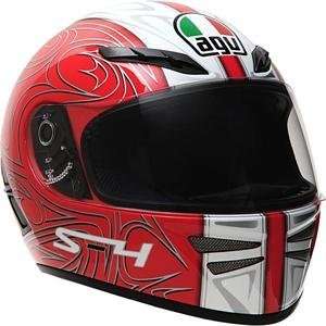  AGV S 4 SV Multi Helmet   Medium/Red Automotive