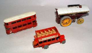 1960s MATCHBOX YESTERYEAR CARS LONDON TRAM CAR DEWARS B TYPE BUS AND 