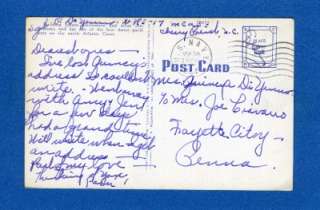 A668 POSTCARD, WRIGHTSVILLE BEACH, WILMINGTON, NORTH CAROLINA  