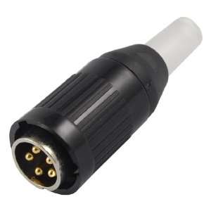   Hole 5 Pins Rubber Cable Tube Air Aviation Connector Plug: Electronics