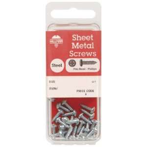    Hillman Zinc Plated Steel Sheet Metal Screws: Home Improvement