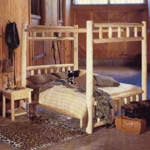  Rustic Cedar Canopy Bed Bed Size: King: Home & Kitchen