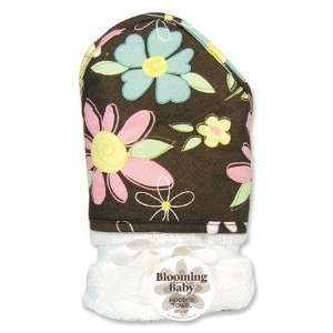  Trend Lab Blossoms Floral Print Hooded Towel: Health 
