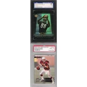  Fb graded00 Plummer Psa Mint 9 00 Burress Sgc Mint 96 