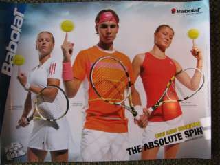 Babolat Racquets Rafael Nadal Safina Wozniacki Poster  