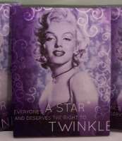 MARILYN MONROE CANVAS PICTURE TWINKLE QUOTE  