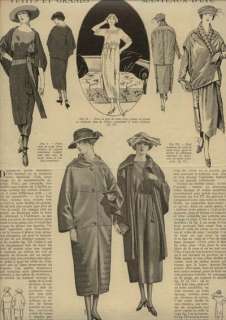 ORIGINAL MODE PRATIQUE french fashion mag. May 31,1919  