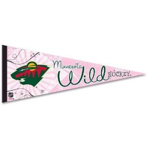   Minnesota Wild Pennant   Premium Felt Pink Style